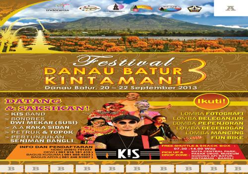FESTIVAL DANAU BATUR III  TAHUN 2013