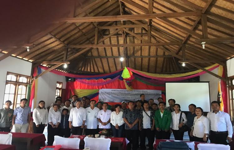Bimbingan Teknis Tentang Geologi dan Geowisata kepada Pemandu Wisata Treking Kabupaten Bangli Tahun 2017