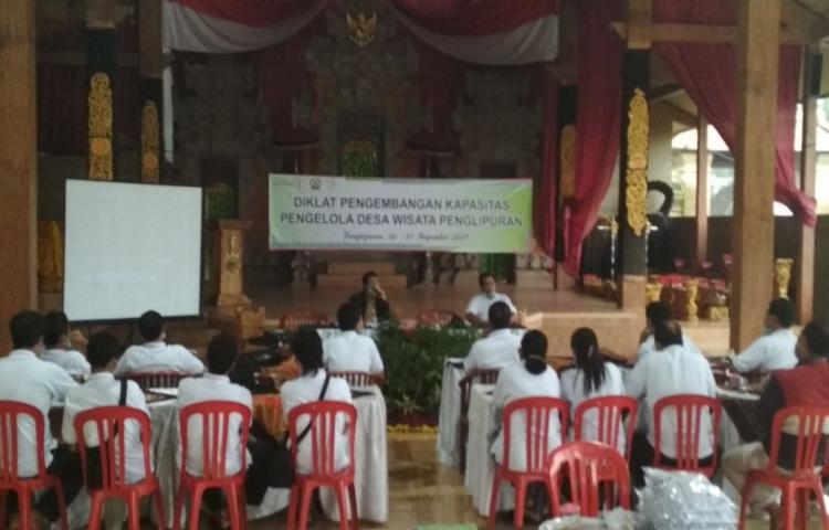 Diklat Pengelolaan Kapasitas bagi Pengelola Desa Wisata Penglipuran 