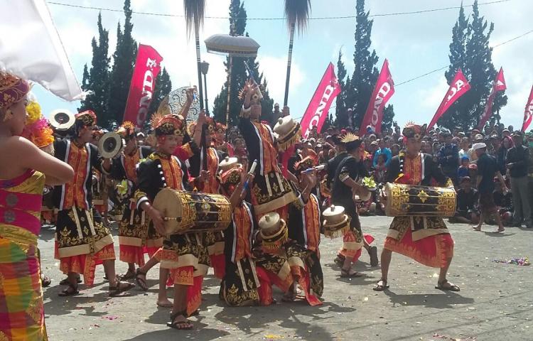 Lomba Baleganjur Dalam Rangka HUT RI ke 72 di Kintamani