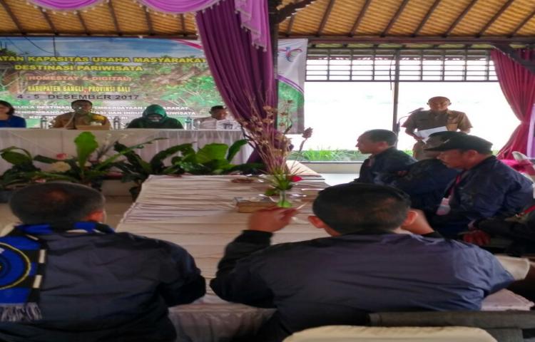 PENINGKATAN KAPASITAS USAHA MASYARAKAT DESTINASI PARIWISATA 